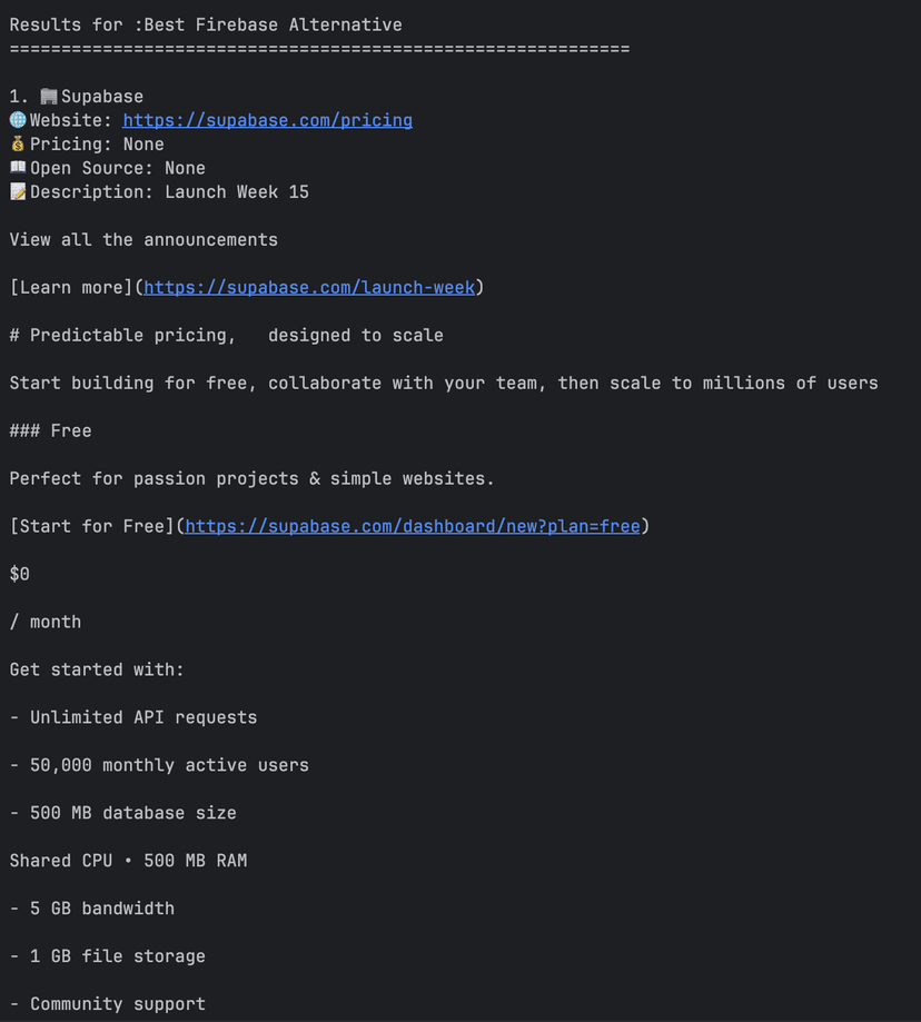 Developer Tool Analysis Agents